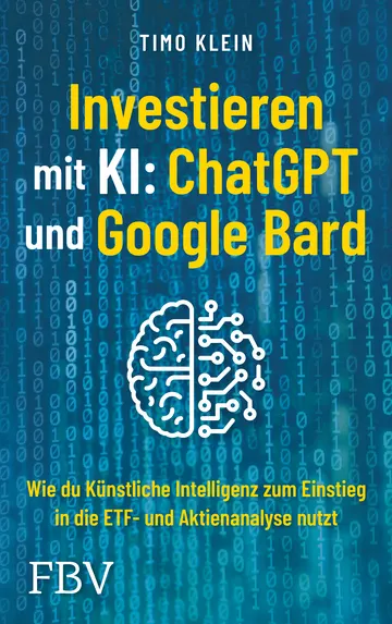 Buchcover: Investieren mit KI: ChatGPT und Google Bard