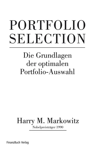 Buchcover: Portfolio Selection