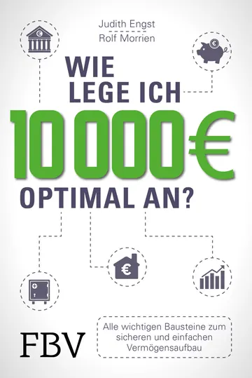 Buchcover: Wie lege ich 10000 Euro optimal an?