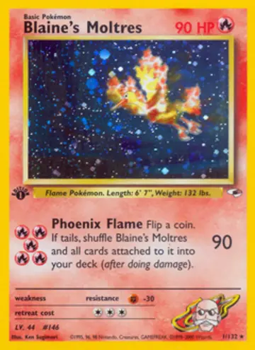 PSA 10 Pokémon Pyros Lavados #1 — Gym Heroes 1st Edition (2000)