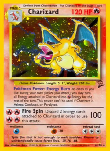 PSA 10 Pokémon Charizard #4 — Base Set 2 (2000)