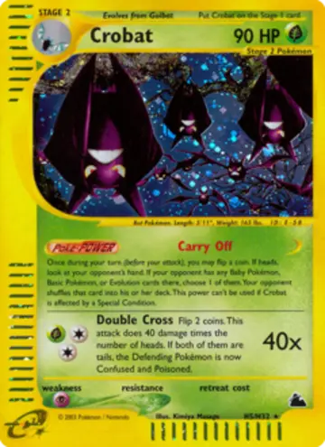 PSA 10 Pokémon Iksbat #H5 — Skyridge (2003)