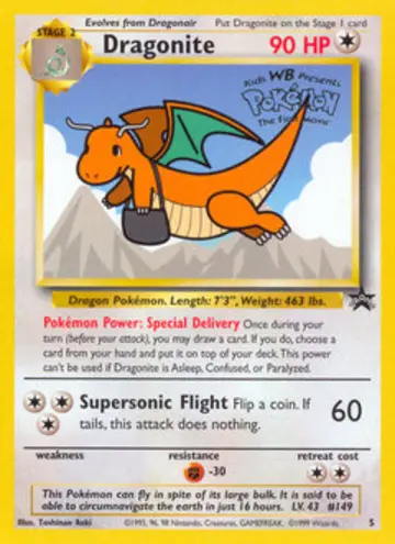 PSA 10 Pokémon Dragoran #5 — Wizards Black Star Promos (1999)