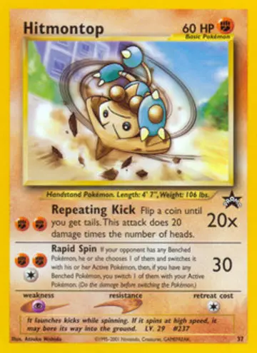 PSA 10 Pokémon Kapoera #37 — Wizards Black Star Promos (2001)