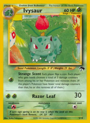 PSA 10 Pokémon Ivysaur #5 — Southern Islands (2001)