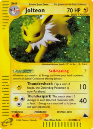 PSA 10 Pokémon Blitza #H12 — Skyridge (2003)