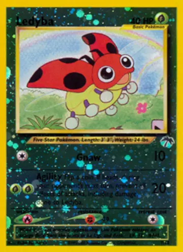 PSA 10 Pokémon Ledyba #7 — Southern Islands (2001)