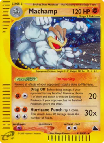 PSA 10 Pokémon Machomei #H15 — Skyridge (2003)