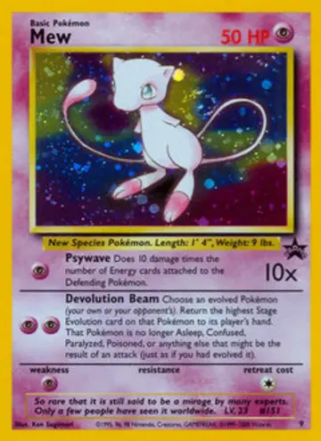 PSA 10 Pokémon Mew #9 — Wizards Black Star Promos (2000)