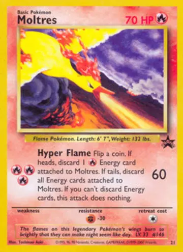 PSA 10 Pokémon Lavados #21 — Wizards Black Star Promos (2000)