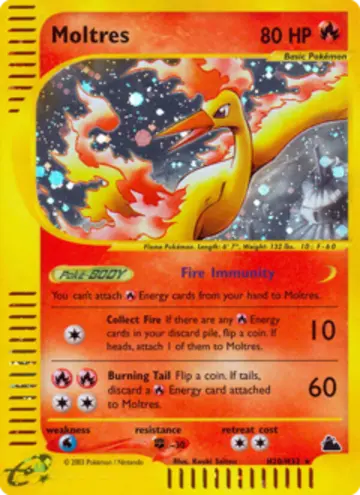 PSA 10 Pokémon Lavados #H20 — Skyridge (2003)