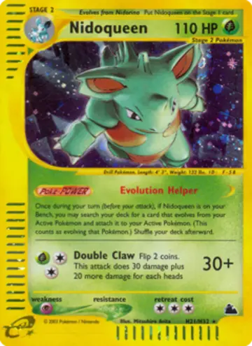 PSA 10 Pokémon Nidoqueen #H21 — Skyridge (2003)