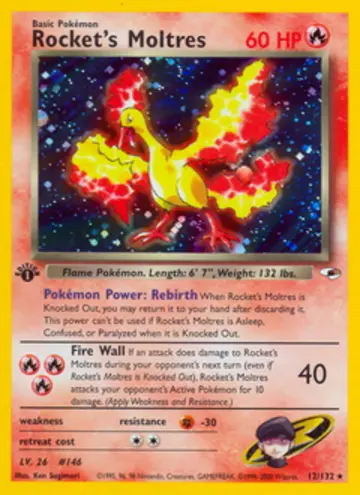 PSA 10 Pokémon Rockets Lavados #12 — Gym Heroes 1st Edition (2000)