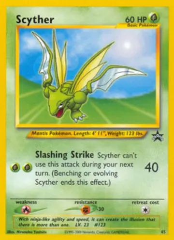 PSA 10 Pokémon Sichlor #45 — Wizards Black Star Promos (2002)