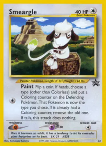 PSA 10 Pokémon Farbeagle #32 — Wizards Black Star Promos (2001)
